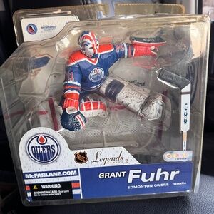McFarlane NHL Legends Series 2 Grant Fuhr Edmonton Oilers Goalie Figure